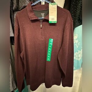 Hudson River Heritage Classic 1/4 Zip Pullover Sweater NWT. Size XL